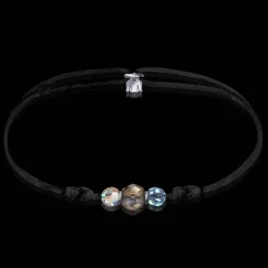 Online Michaël Vessière Bracelet 3 Chakras En Cristal Sur Cordon
