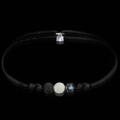 Discount Michaël Vessière Bracelet Amazonite + Verre Made In France