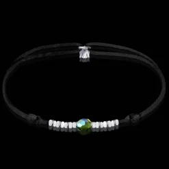 Outlet Michaël Vessière Bracelet Amitie Nature Cristal Olivine