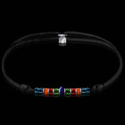 New Michaël Vessière Bracelet Aphrodisias Verre De Murano Sur Cordon
