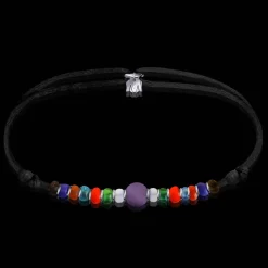 Best Michaël Vessière Bracelet Arlequin Amethyste