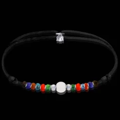 New Michaël Vessière Bracelet Arlequin Cristal De Roche