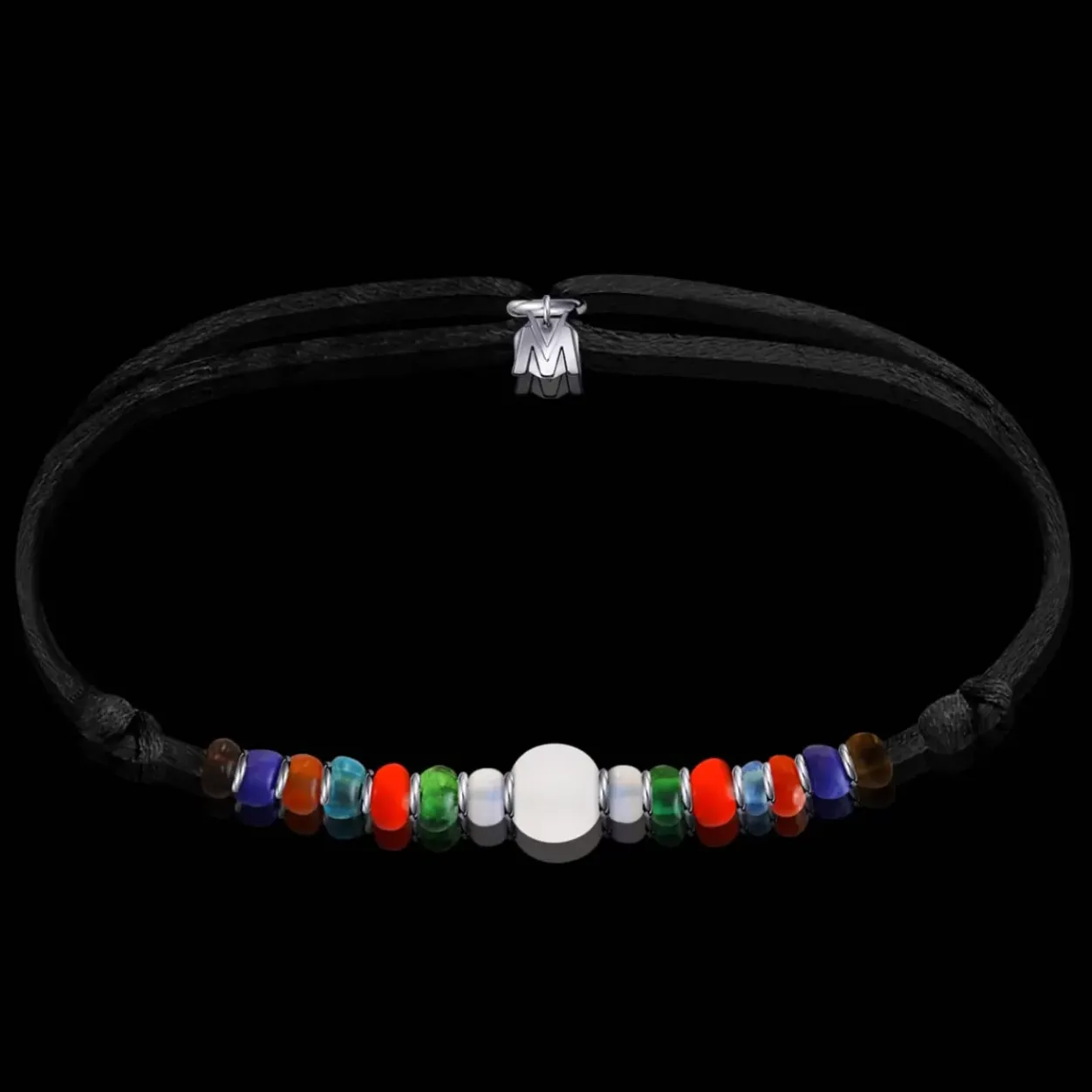 New Michaël Vessière Bracelet Arlequin Cristal De Roche