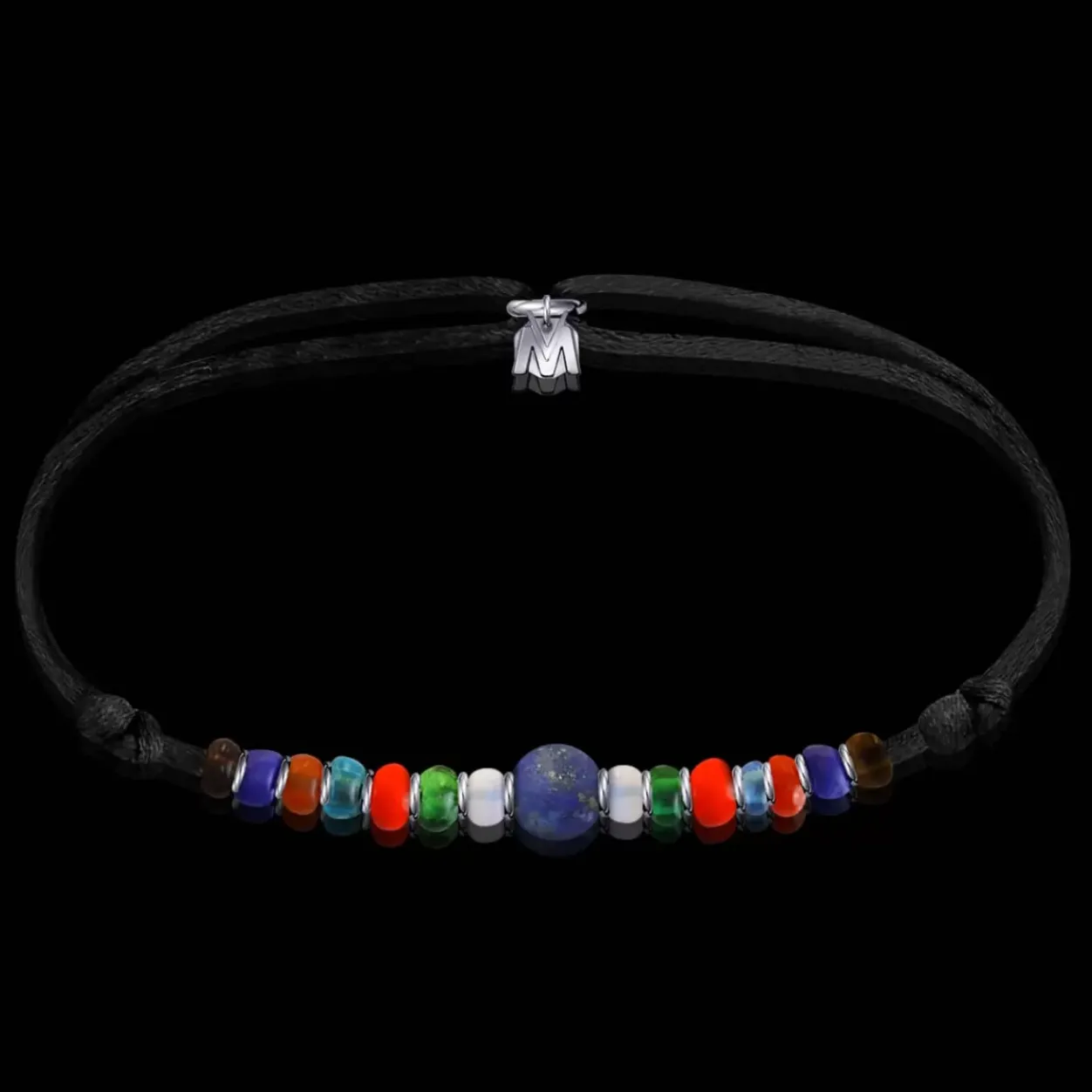 New Michaël Vessière Bracelet Arlequin Lapis-Lazuli