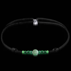 Discount Michaël Vessière Bracelet Aventurine + Verre De Murano