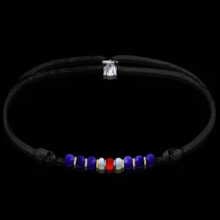 Michaël Vessière Bracelet Bleu Roi Verre De Murano