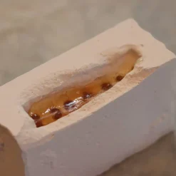 Clearance Michaël Vessière Bracelet Bretzel Ambre Pate De Cristal