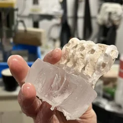 Online Michaël Vessière Bracelet Bretzel Incolore Pate De Cristal