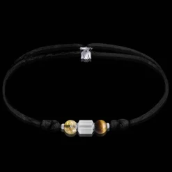 Online Michaël Vessière Bracelet Chance & Succes Citrine + Oeil-De-Tigre