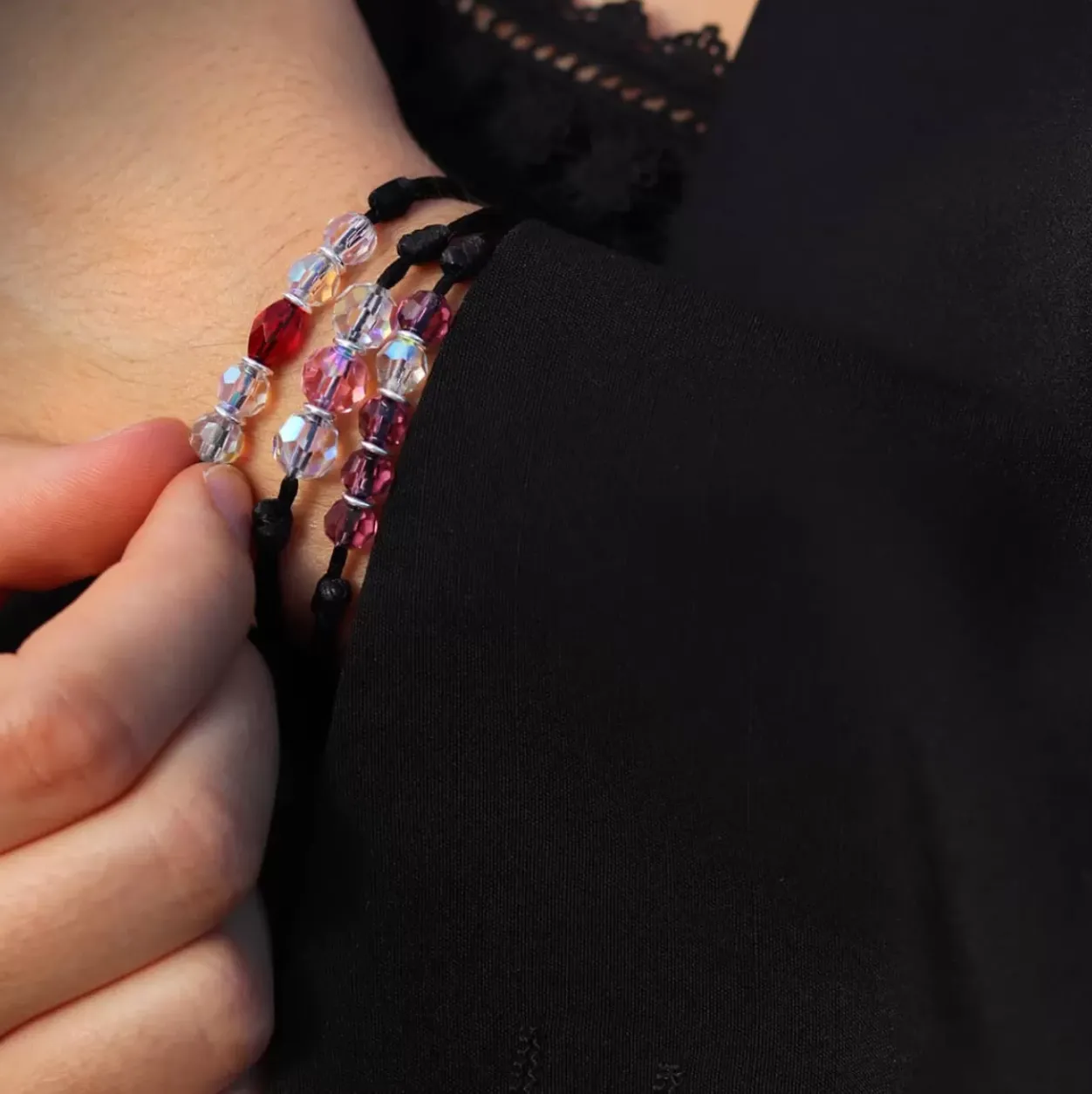 New Michaël Vessière Bracelet Cristal Pierre De Naissance Juillet