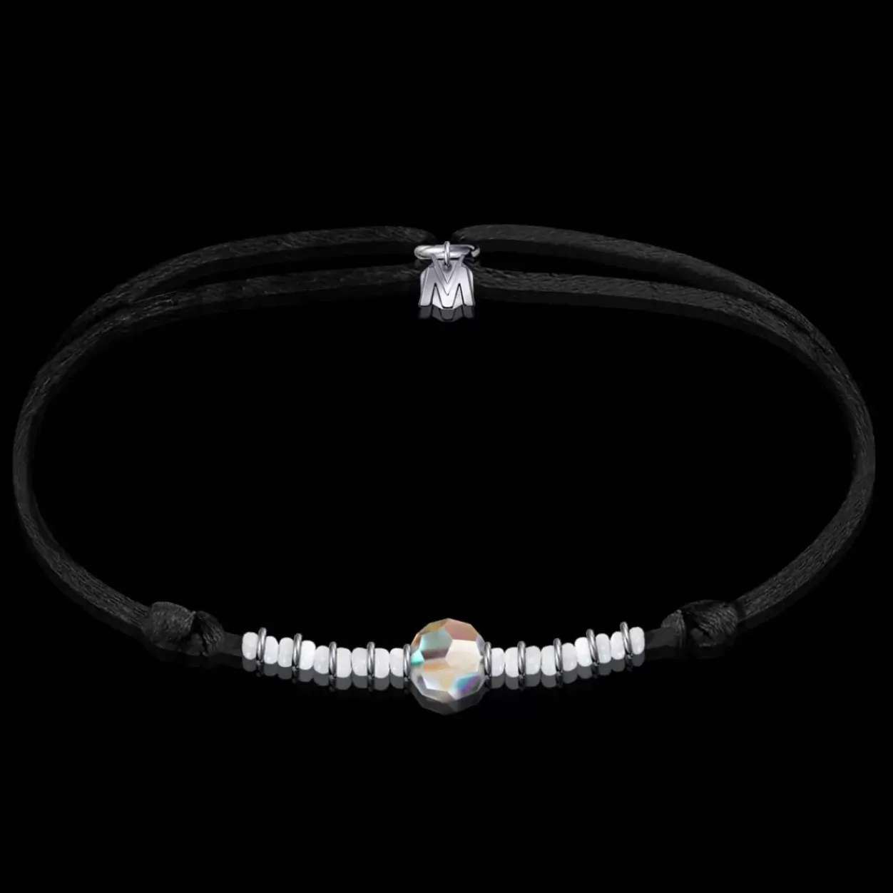 Michaël Vessière Bracelet Cristal Pierre De Naissance Avril