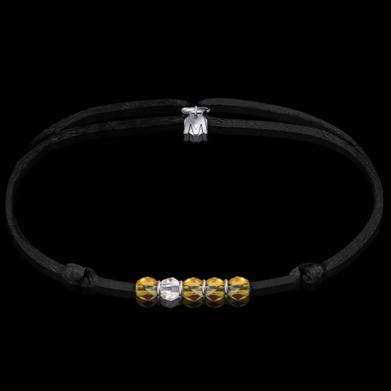 Discount Michaël Vessière Bracelet Cristal Pierre De Naissance Novembre