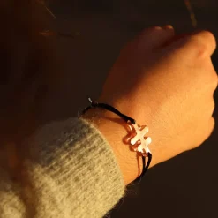 Discount Michaël Vessière Bracelet Croix De Lorraine Amethyste Pate De Verre