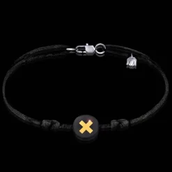 Outlet Michaël Vessière Bracelet Croix De Saint Andre Sur Cordon