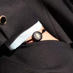 Sale Michaël Vessière Bracelet De Couple - Croix De Lorraine (Bleu Et Noir)
