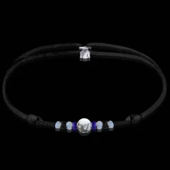 Michaël Vessière Bracelet Howlite + Verre De Murano
