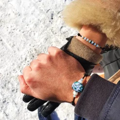 Outlet Michaël Vessière Bracelet Le Ghaneen En Pate De Verre - 30 Ex