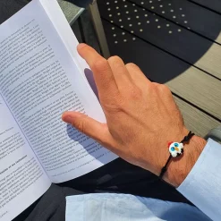 Outlet Michaël Vessière Bracelet Maurice Le Coq Sur Cordon