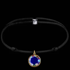 Online Michaël Vessière Bracelet Medaillon L'Original De Murano Sur Cordon