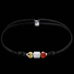 Discount Michaël Vessière Bracelet Optimisme Cornaline + Citrine