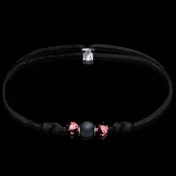 Best Michaël Vessière Bracelet Pierre Naturelle Spinelle Et Feuilles D'Argent