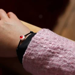 Clearance Michaël Vessière Bracelet Porte-Bonheur Evil-Eye Sur Cordon
