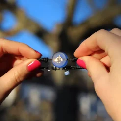 Sale Michaël Vessière Bracelet Signe Astrologique Balance Sur Cordon