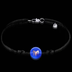 Online Michaël Vessière Bracelet Signe Astrologique Belier Sur Cordon