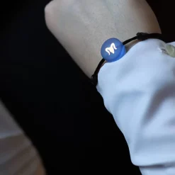 Online Michaël Vessière Bracelet Signe Astrologique Belier Sur Cordon