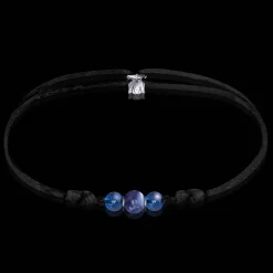 Outlet Michaël Vessière Bracelet Sodalite + Verre Made In France
