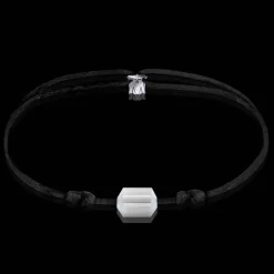 Michaël Vessière Bracelet Solitaire Lumiere Sur Cordon