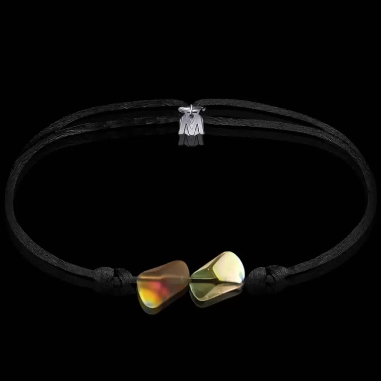 Online Michaël Vessière Bracelet Toi&Moi - Aqua Miroir
