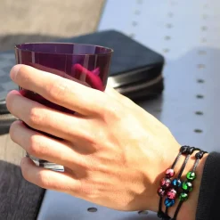 Discount Michaël Vessière Bracelet Tresor D'Argent - Vert