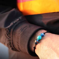 Michaël Vessière Bracelet Turquoise + Verre Made In France