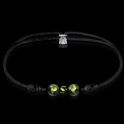 Michaël Vessière Bracelet Vert Prairie Sur Cordon